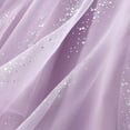 thumbnail image 5 of KHONTS Women's Long Rainbow a Line Tulle Tutu Skirts Tiered Skirt Petticoat Purple One Size, 5 of 6