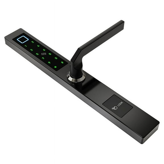 Waterproof Biometric Fingerprint Door Locks Electronic Smart Door Lock RFID Card Code Lock For Aluminum Glass Door ,Easy to Installation and Use