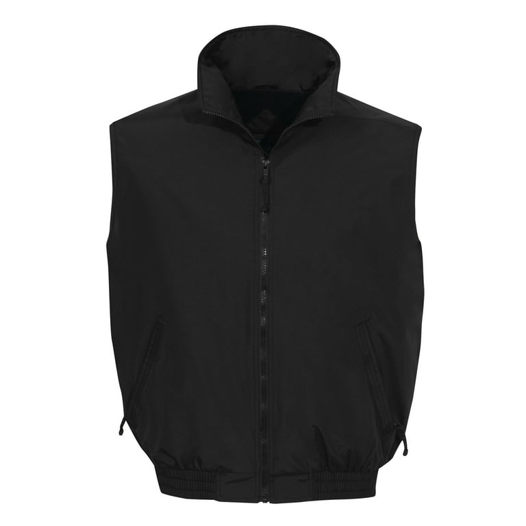 Tri-Mountain Ridge Rider 8400 Nylon Vest, 5X-Large Tall, Black/Black