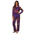 thumbnail image 5 of NIEWTR Halloween Pajamas for women Family Matching Pajamas Sleepwear Pjs Sets Long Sleeve Tops Matching Pajamas Pants Funny Jammies Print Comfort Sleepwear, 5 of 7