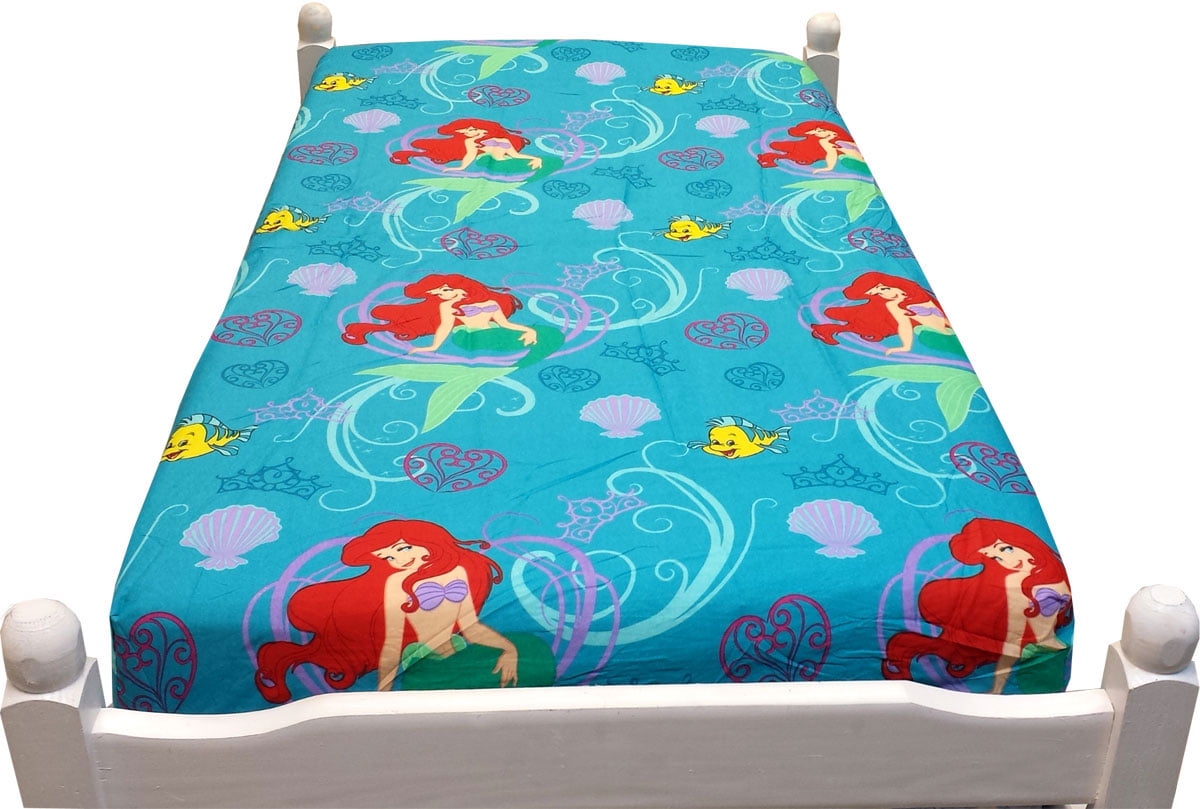 2pc Disney Little Mermaid Twin Sheet Set Ariel Princess Of The Waves 2pc Disney Little Mermaid Twin Sheet Set Ariel Princess Of The Waves Flat And Fitted Sheets Com