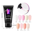 thumbnail image 3 of Nail Extension Gel Set with Color Gel Top Base Coat, 6pcs Kit Total 30ml, UV Nail Polish System, DIY Nail Lengthening Tool, Smooth Finish, Home Salon Manicure Set, Women Easter, Makeup Organizers, 3 of 3