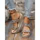 thumbnail image 1 of Women Braided Detail Espadrille Sole Wedge Sandals, Fashionable Outdoor Wedge Slide Sandals, 1 of 4