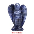 thumbnail image 1 of Estatua de ángel de la guarda de 1,5 pulgadas, amatista natural, cuarzo rosa, cristal curativo, figura tallada, decoración del hogar, artesanía de piedra, adorno para habitación, 1 of 5