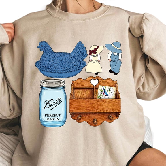 Grandma Core Sweatshirt, Vintage Cozy Aesthetic Crewneck, Cottagecore Grandma Style Pullover, Soft Unisex Sweatshirt for Everyday Wear