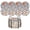 C-8PC#196, variant on 8 Pack Cotton Linen Coasters with Holder – Round Woven Boho Cup Mats, Non-Slip, Heat Resistant & Absorbent Drink Coasters for Coffee, Glass, Table, Home, Kitchen, Office Decor & Gift