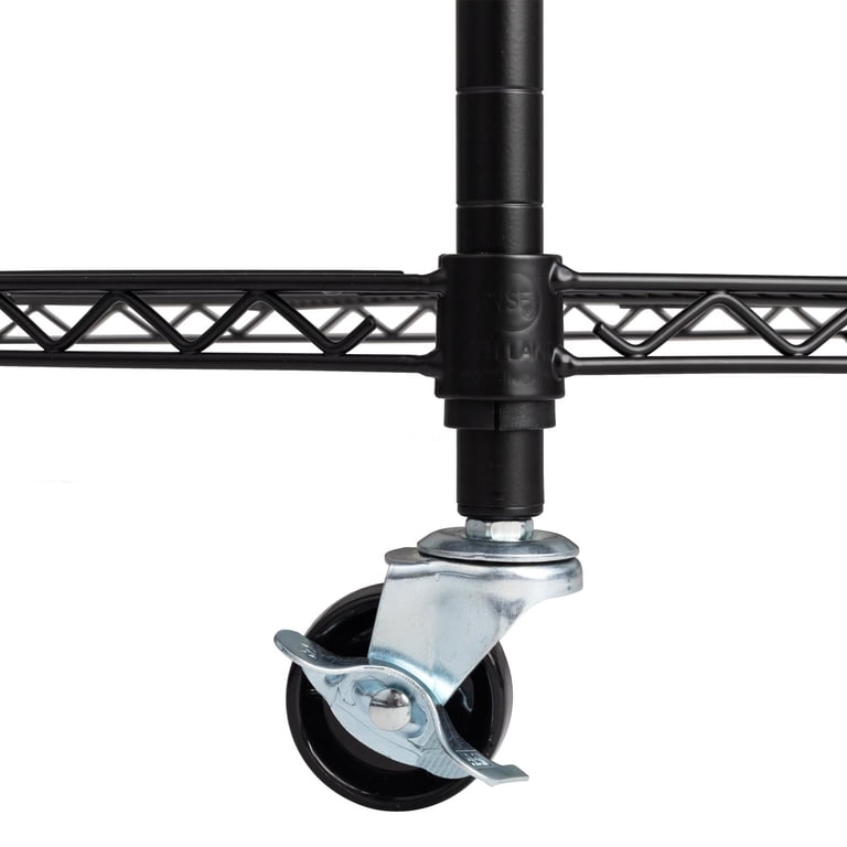 Zimtown 6-Tier Wire Corner Garage Shelf, Black photo 8