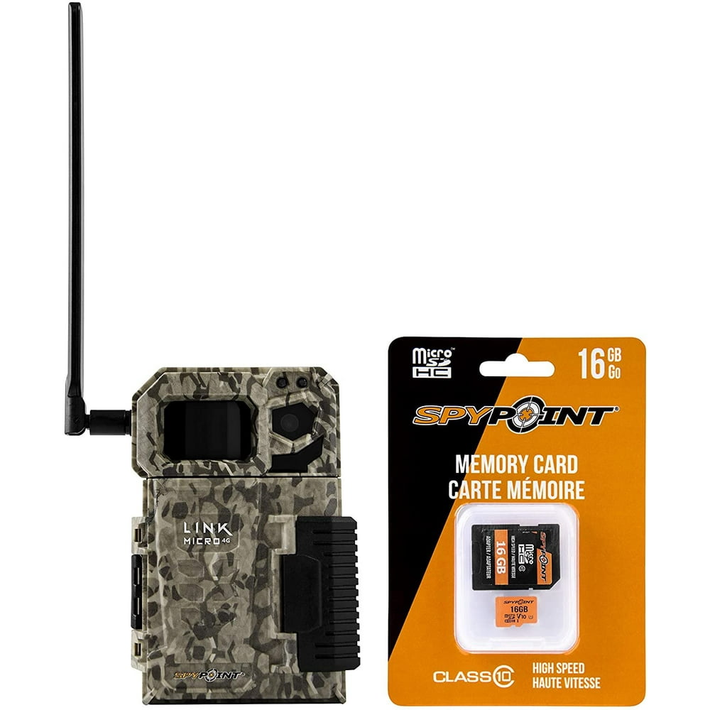 SPYPOINT LINK MICRO with 16GB MicroSD Smallest on The Market! Wireless