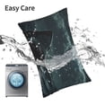 thumbnail image 6 of Honeii Moonlit Night Sky Shark Print Pillow Cases,Plush Throw Pillow Covers,Decorative Pillowcase for Sofa, Couch, Living Room-14"x20", 6 of 6