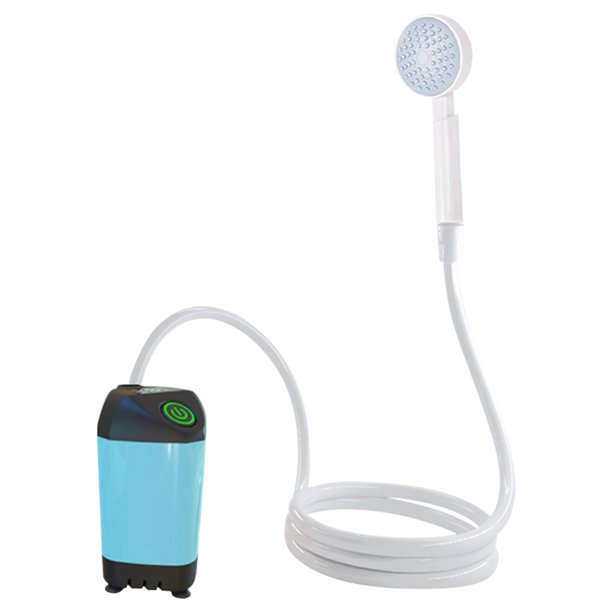 Ducha para Acampar Al Aire Libre 4800mAh Ducha Senderismo IPX7 A Prueba (azul Básico)
