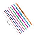 thumbnail image 2 of Less Than 5 Needle and Thread Kit 8Pcs Multicolor Aluminum Crochet Hooks Knitting Needles Craft Yarn 2 5.5mm, 2 of 4