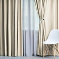 thumbnail image 5 of Blackout Solid Curtain Panels, Set of 4, 52" x 96", Ivory, 5 of 9