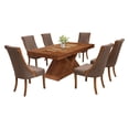 thumbnail image 2 of Comedor 6 Sillas Kessa Muebles Alexa Nogal 180 x 75 x 100 cm 56 x 89 x 48 cm, 2 of 5
