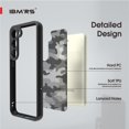 thumbnail image 4 of IBMRS For Samsung S23 Phone Case, Shockproof Translucent Cover (Camo Black), 4 of 6