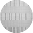 thumbnail image 1 of Ahgly Company Indoor Round Solid Gray Modern Area Rugs, 4' Round, 1 of 1