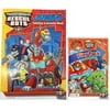 Intellitoy Inc Transformers Rescue Bots Coloring Book & Grab N Go Play Pack Red