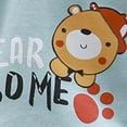 thumbnail image 6 of NOLDARES Infant Toddler Fall Clothes Set 2Pcs Long Sleeve Cute Print Round Neck Pullover Top Thick Sweatpants Warm Outfits Size:5-6 Y,Light Blue, 6 of 9