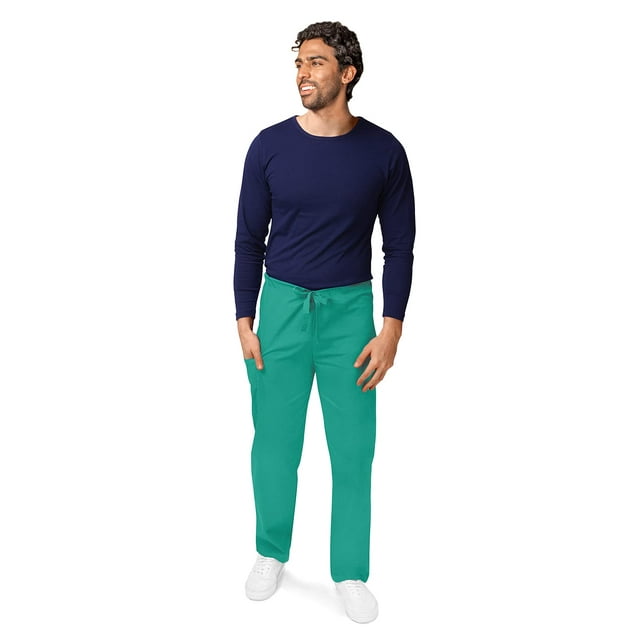 Adar Universal Sarraus pour Hommes - Pantalon de Sarrau à Jambe Fuselée avec Cordon