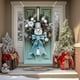 thumbnail image 2 of Adornos navideños, regalos navideños, cubierta de puerta navideña de 35 x 71 pulgadas, decoración de puerta y pared para Navidad, decoración de festivales y fiestas. Cubierta de puerta de poliéster., 2 of 4