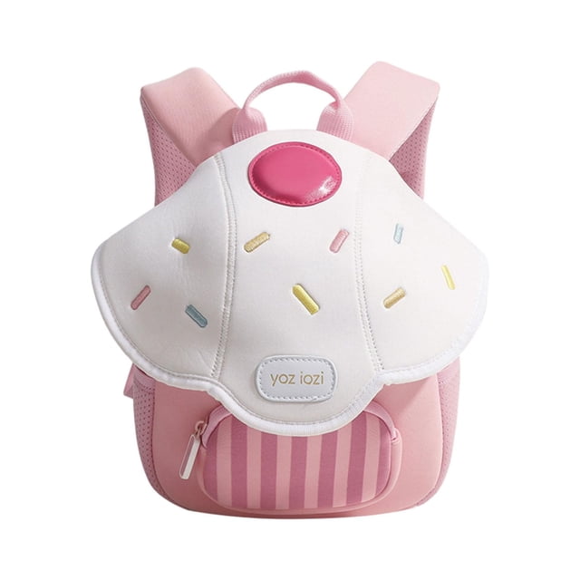 Mochila con diseño de setas Yuyangstore rosa para niños de guardería