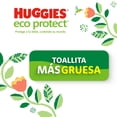 thumbnail image 2 of Toallitas húmedas para bebé Huggies Eco Protect 80 Toallitas, 2 of 5