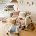 thumbnail image 5 of Lot de 2 Housses de Coussin Décoratives Tricotées avec Franges pour Canapé Chambre, 5 of 5