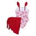 thumbnail image 6 of PRfgtbd Girls Swimsuit One Piece Bathing Suits Bow Print Swimwear With Cover Up Skirt Kids Swim Set Big Girls Summer Swimsuits Beachwear 10-11 Years, 6 of 6