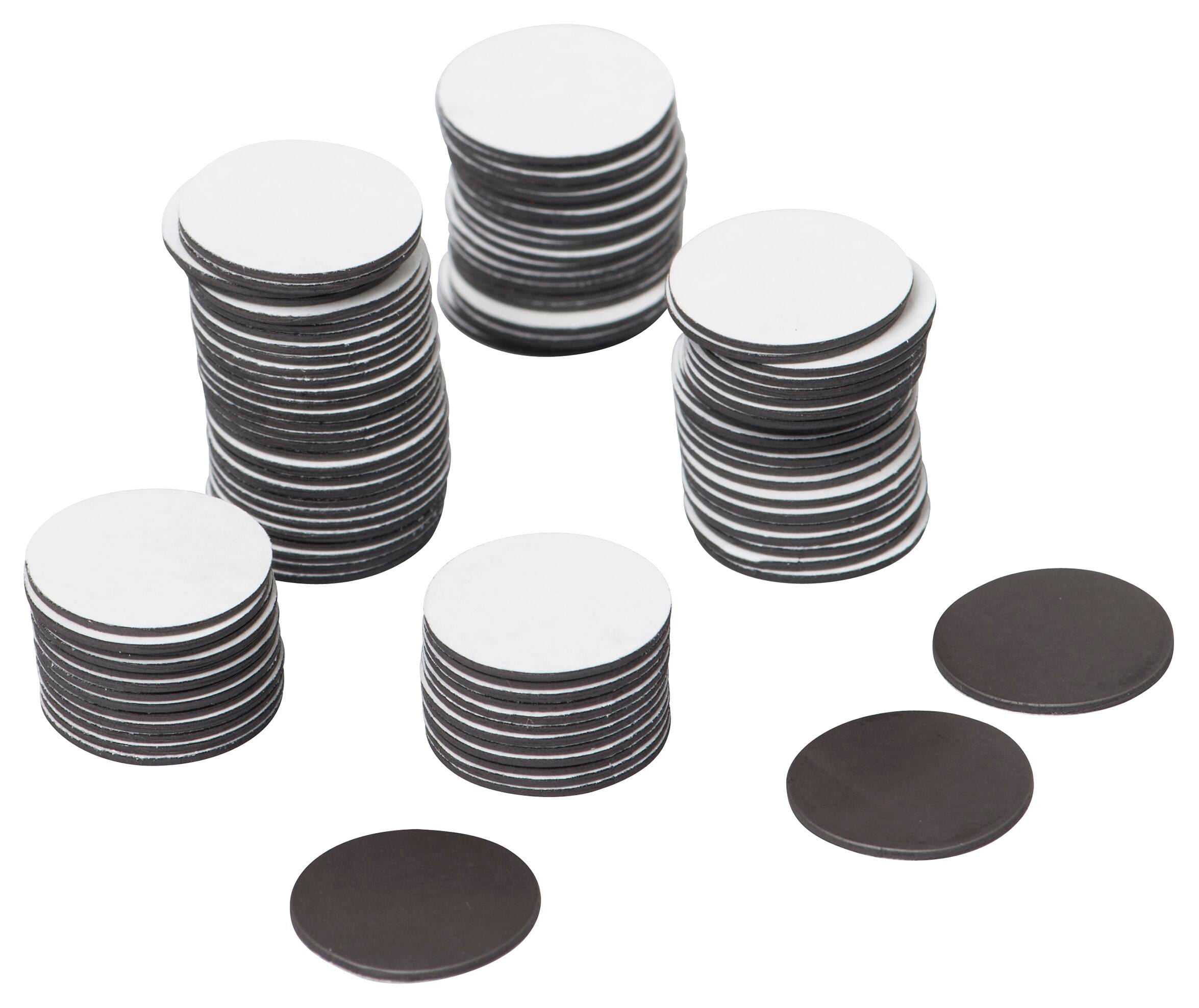 Dowling Magnets Magnetic Dot with Adhesive Backing, 3/4 Inch Diameter, Pack of 100