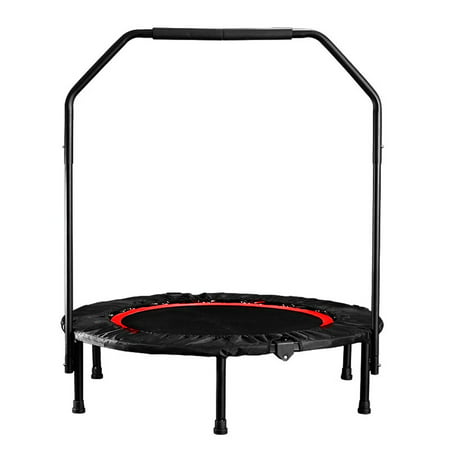 Wedlies Fitness Exercise Trampoline with Handle Bar, 40