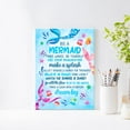 thumbnail image 3 of Motivational Quote Be A Mermaid Canvas Wall Art Prints 11 x 14 Inch,Gifts for Women Girls,Inspirational Saying Feminism Feminist Artwork Picture Poster Decor for Home Bedroom Girl Room Office, 3 of 6