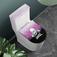 thumbnail image 3 of HELLHERO Halloween Polyester Fabric Toilet Lid Seat Cover Toilet Seat Cover Universal Stretch Adjustable Machine Washable Fits All Toilet Shapes for U-Shaped, 3 of 8