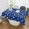 thumbnail image 4 of Coolnut Rectangle Table Cloth Shining Star Tablecloth Waterproof Anti-Shrink Soft and Wrinkle Resistant Decorative Fabric Table Cover for Outdoor Picnic/Kitchen Dining 60x90In, 4 of 7