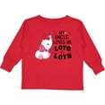 thumbnail image 3 of Inktastic My Uncle Loves Me Lots and Lots- cute elephant Boys or Girls Long Sleeve Toddler T-Shirt, 3 of 5