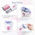 thumbnail image 5 of Mini Epilator, Facial Hair Remover for Women, Full Body Smooth Glide Epilator, Portable Electric Lady Shaver for Face, Armpits, Arms, Bikini, and Legs, with 9-Tweezers with LED for Precision, 5 of 8