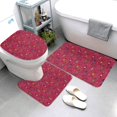 thumbnail image 3 of Bathroom Rugs Sets 3 Piece - African Women Bearing Clay Pots Absorbent Non Slip Bath Mats, U-Shape Toilet Lid Cover, Contour Mat, Soft Washable Shower Mats Bath Rug Mat for Bathroom Tub Toilet, 3 of 7