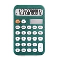 thumbnail image 2 of Calculadora de Escritorio Hugo Calculadora Financiera Antideslizante 12 Dígitos Verde, 2 of 10