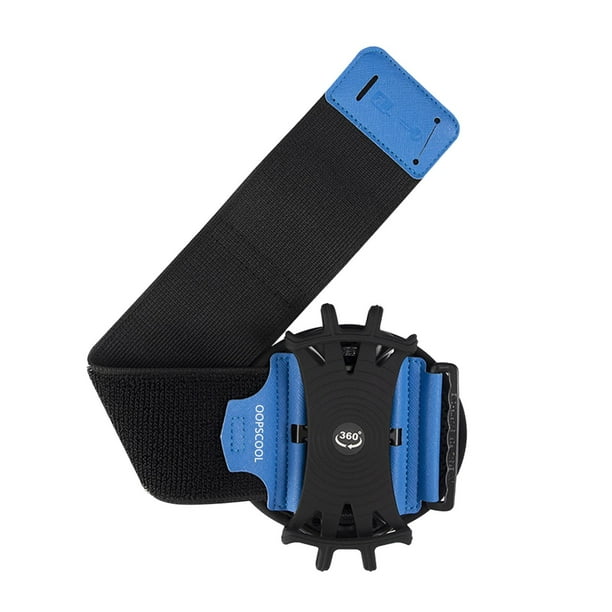 Brazalete deportivo para correr de 11 pulgadas, brazalete deportivo, soporte para teléfono con pulsera desmontable para Azul