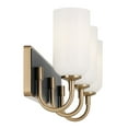 thumbnail image 4 of Solia 3-Light Bathroom Vanity Light in Champagne Bronze, 4 of 12