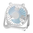 thumbnail image 2 of Teissuly Clearance Desktop Fan Quiet Brushless Turbine, Mini Electric Fan, Wall Mounted Usb 3-in-1 Portable Small Electric Fan(White, ) Teissuly WER2023081600164, 2 of 8
