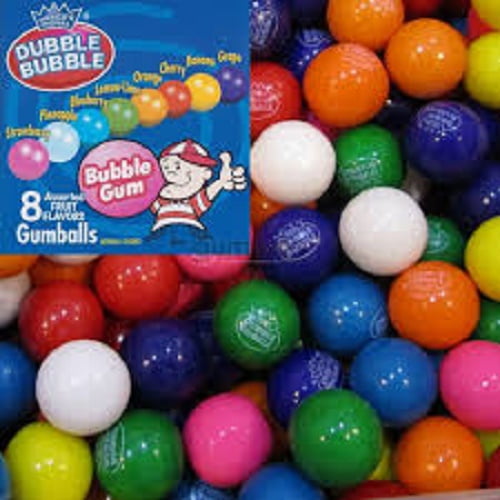 100 ASSORTED GUMBALLS 1" VENDING MACHINE BULK GUM BALLS