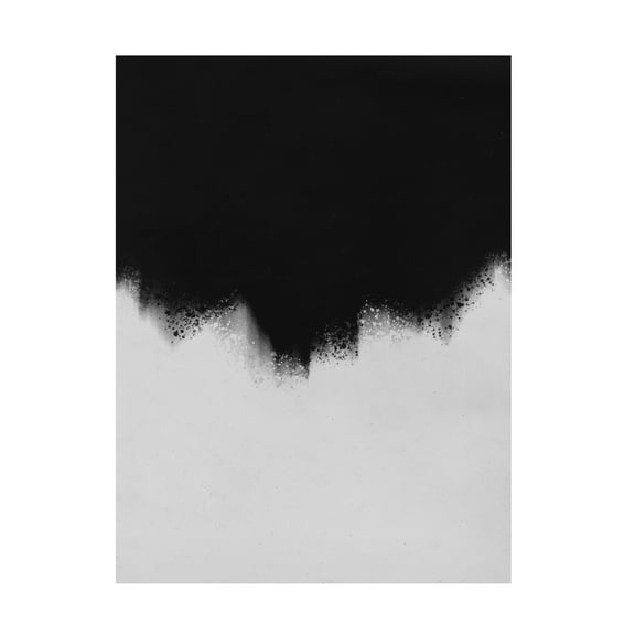 Canvas Wall Art - Treechild 'Black and Concrete' Wall Art for Living Room, Bedroom, or Office D?cor by Trademark Fine Art - 14 x 19 Inches
