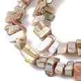 thumbnail image 3 of Natural Freshwater Shell Beads Strands Dyed AB color Nugget PapayaWhip 7~17.5x5~5.5x6~8.5mm Hole: 1.2mm about 72~73pcs/strand 15.35''(39cm) Freshwater Shell, 3 of 4