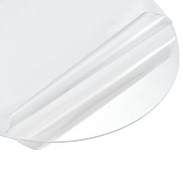 Uxcell Acrylic Sheet Circle Round Disc,Clear,0.06" Thick,5" Diameter