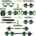 thumbnail image 4 of Accreate 2-in-1 Adjustable Dumbbell Set - Versatile Free Weights for Home Gym, Iron Handle, 4 of 6