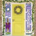 thumbnail image 4 of asddcavvf Easter Couplet Porch Wall Decoration Hanging Flag Holiday Party Party Atmosphere Props Create A Party Atmosphere Custom Banners And Signs Customize Small Flags for Garden, 4 of 8