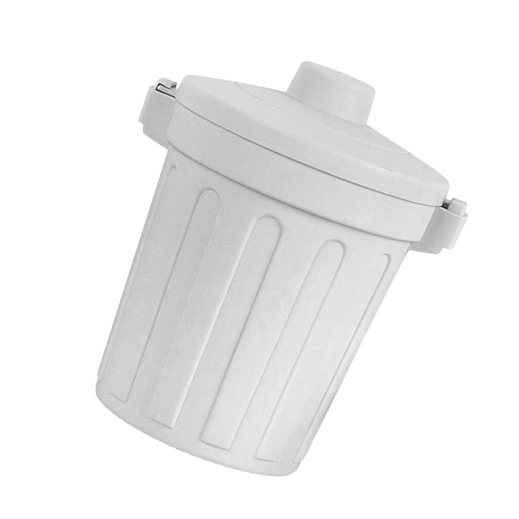 Desktop Trash Can Plastic Small Garbage Bin Waste Storage Bucket for