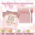 thumbnail image 4 of JESTAR 18th Birthday Party Supplies Plates and Napkins Sets, 96 Pieces, 4 of 7