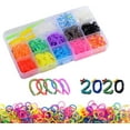 thumbnail image 1 of 450 Pieces Loom Bands Loom Bands Kit, Colorful Loom Bands, Looms for Bracelets DIY Rubber Bands Looms Bands Set Storage Box, Bracelet Necklace Knitting Tool Kids Toy, 1 of 7
