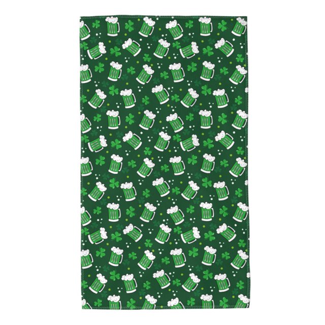 Balery Happy St. Patrick's Day Toalla de Microfibra Premium con Estampado – 27.5x16 pulgadas, Alta Absorción, Suave y Aterciopelada, Secado Rápido