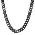 thumbnail image 2 of EOEMY 12/15mm 7-40Inches Fashion Cuban Curb Chain Necklace Bracelet Stainless Steel-Black-15mm-10Inch Bracelet, 2 of 5